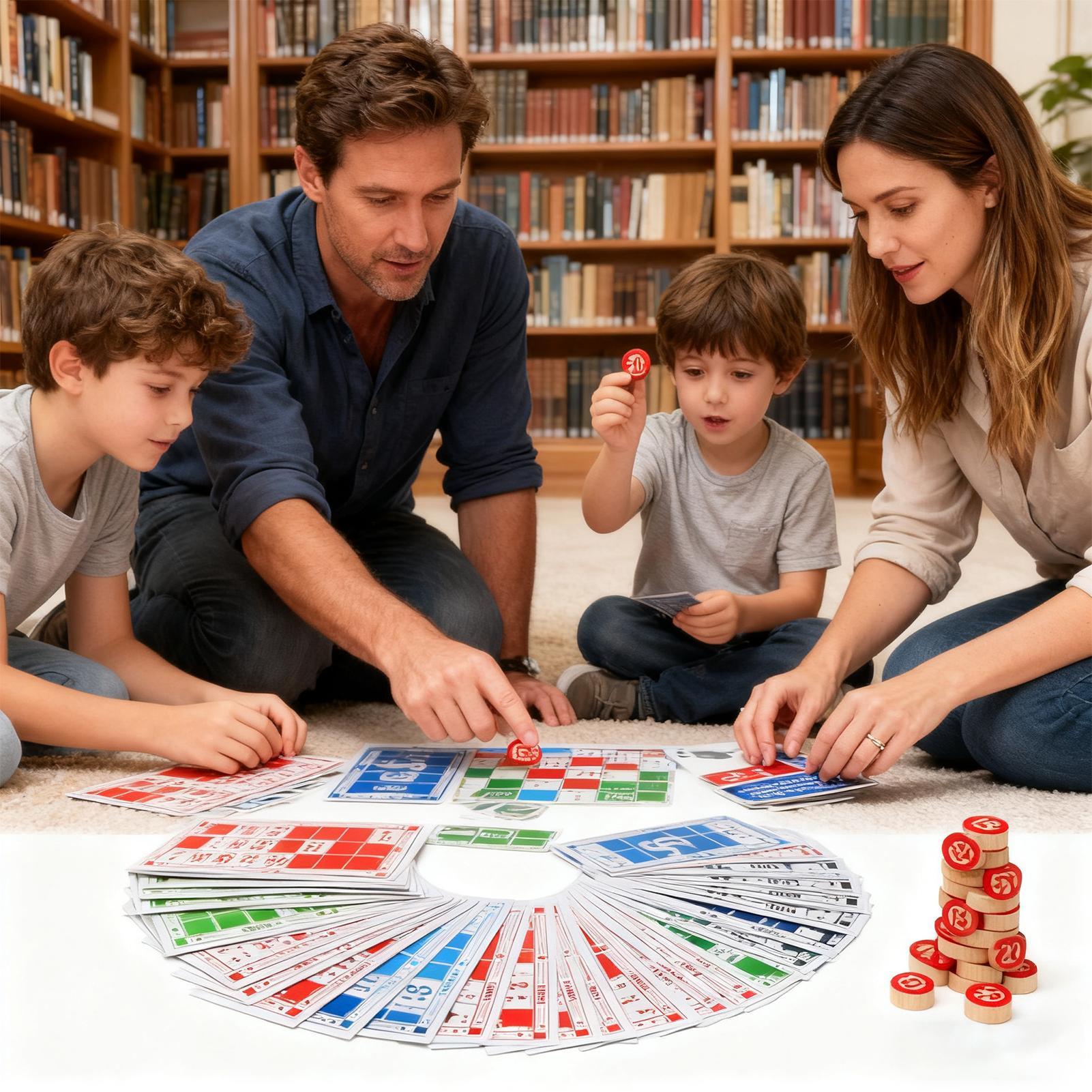 Bingo Set Wooden Funny Educati - مراجعة Party Games Group For Adults وسعره