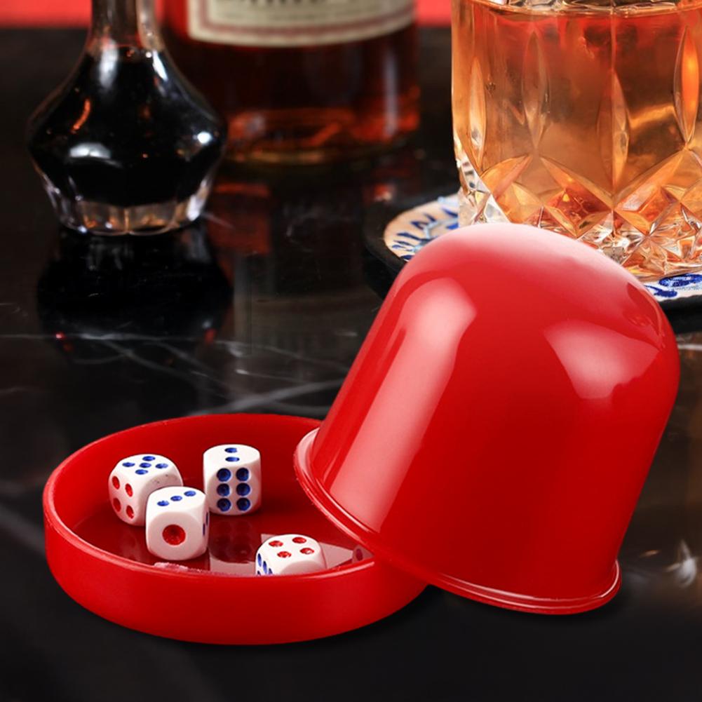 1 Set Dice Cup with Base 6 Dot - مراجعة Party Games No Equipment وسعره